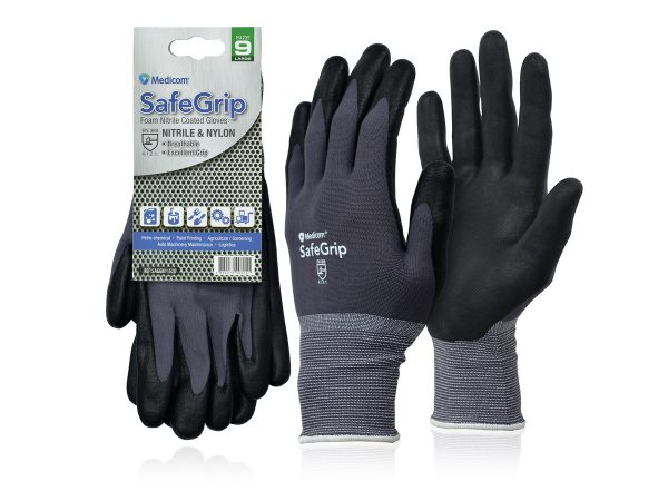 1152C,D,E_SafeGrip Foam Nitrile Coated Gloves