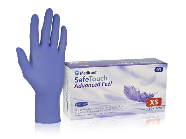 SafeTouch Advanced Feel Nitrile Examination Gloves Powder-Free_1199